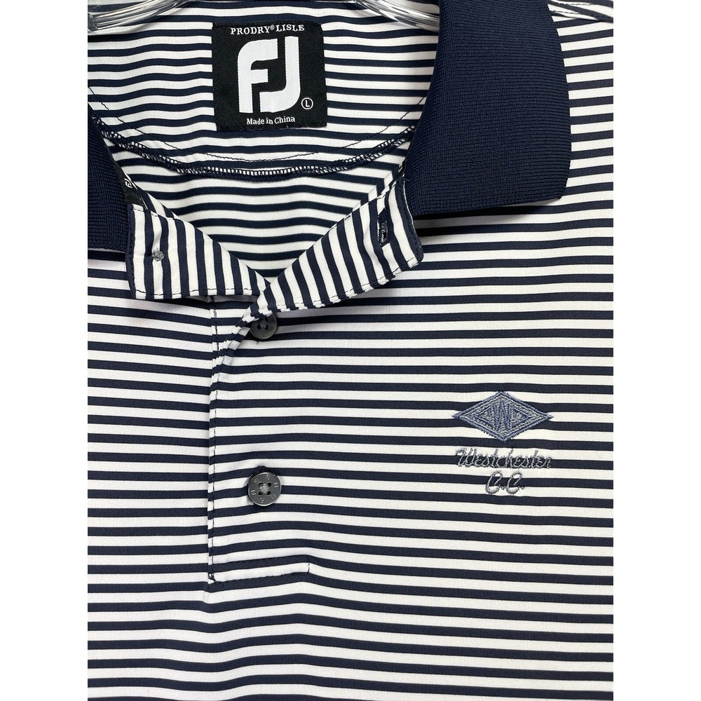 FJ /Westchester C. C.Embroidered Mens Sz Large Golf Polo Shirt (W2) NW/OTs - Picture 5 of 7